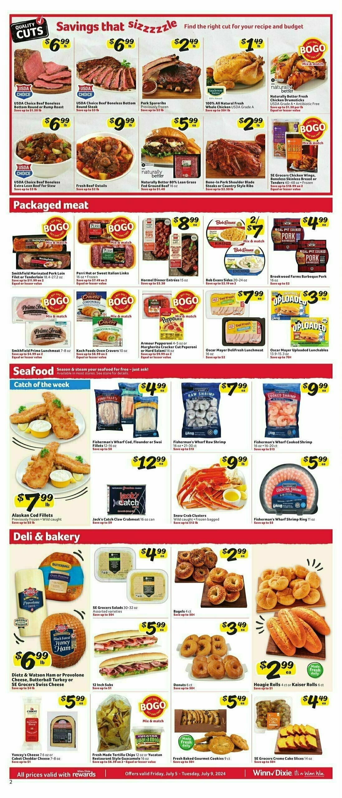 Winn-Dixie Weekly Ad from July 5