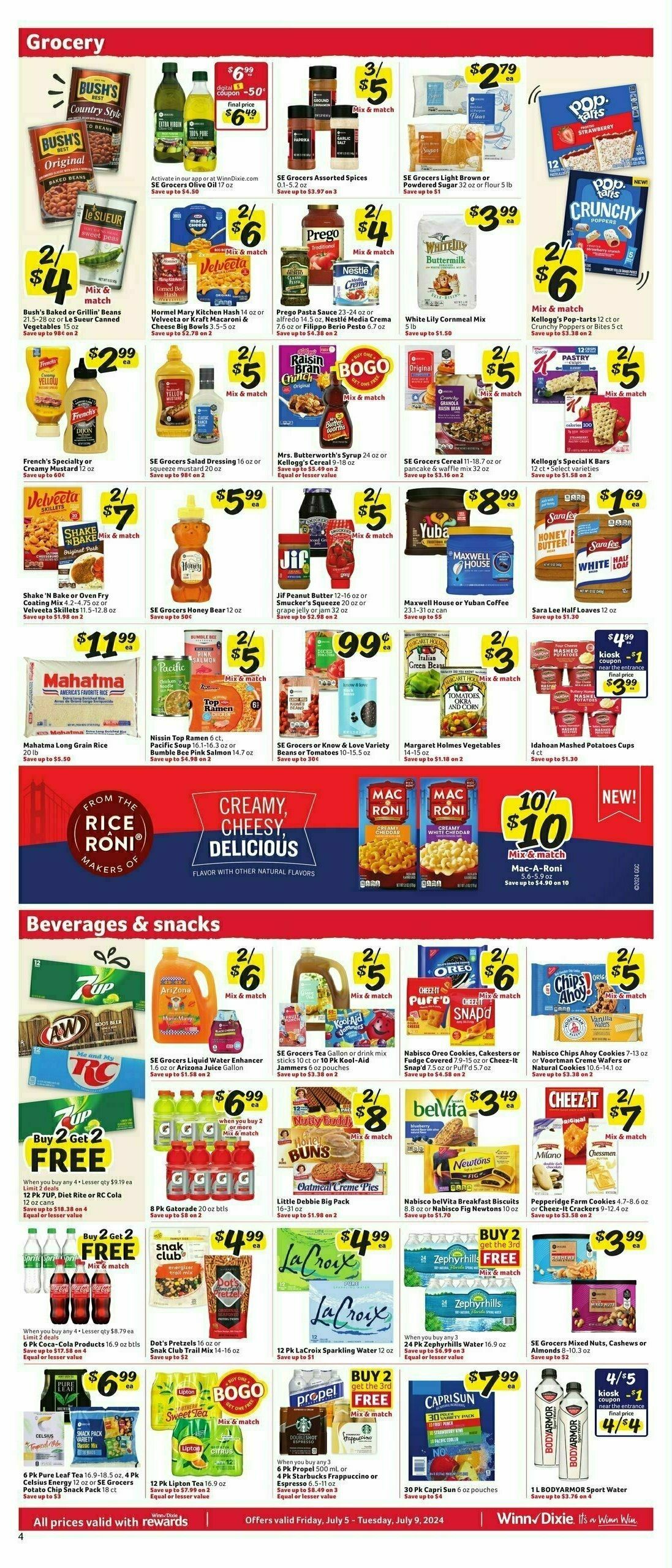 Winn-Dixie Weekly Ad from July 5