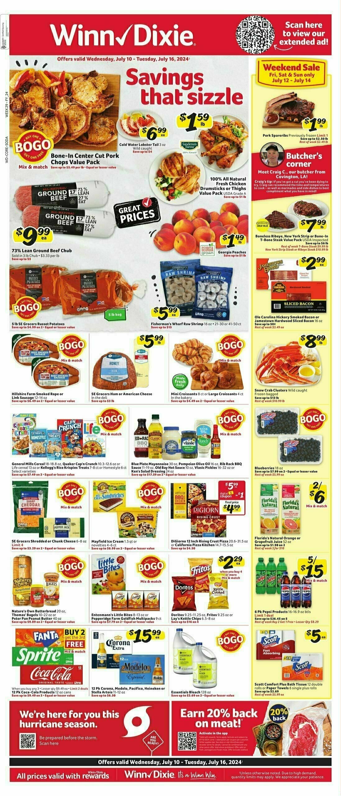 Winn-Dixie Weekly Ad from July 10