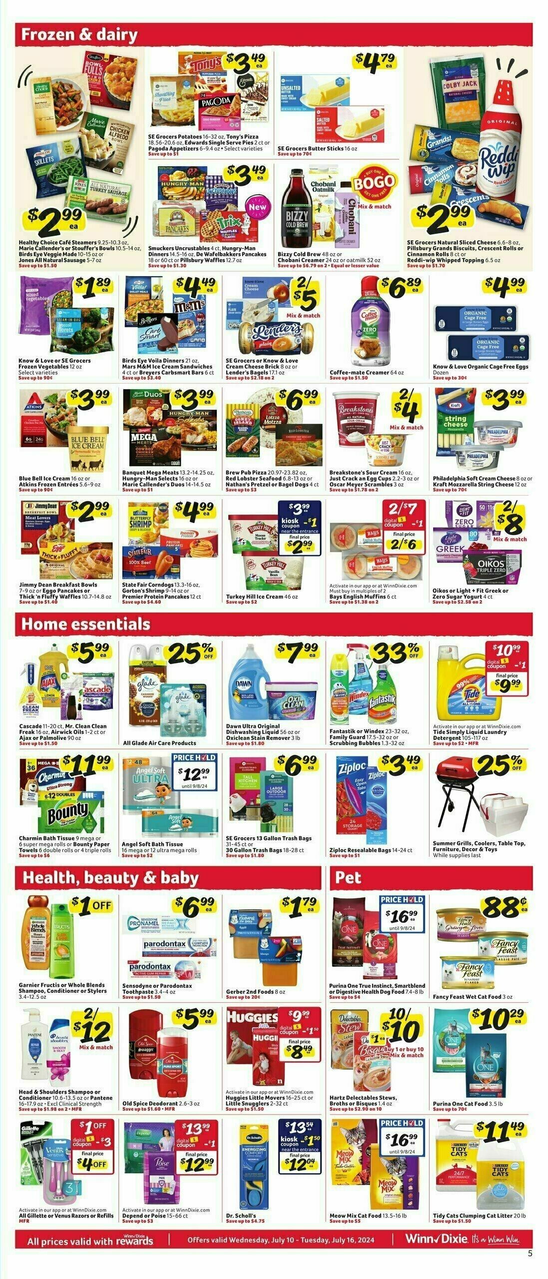 Winn-Dixie Weekly Ad from July 10