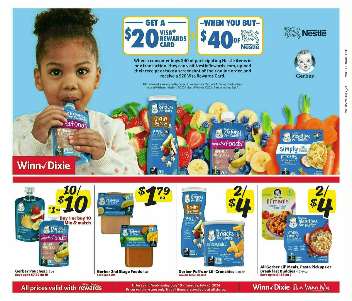 Winn-Dixie Weekly Ad from July 10