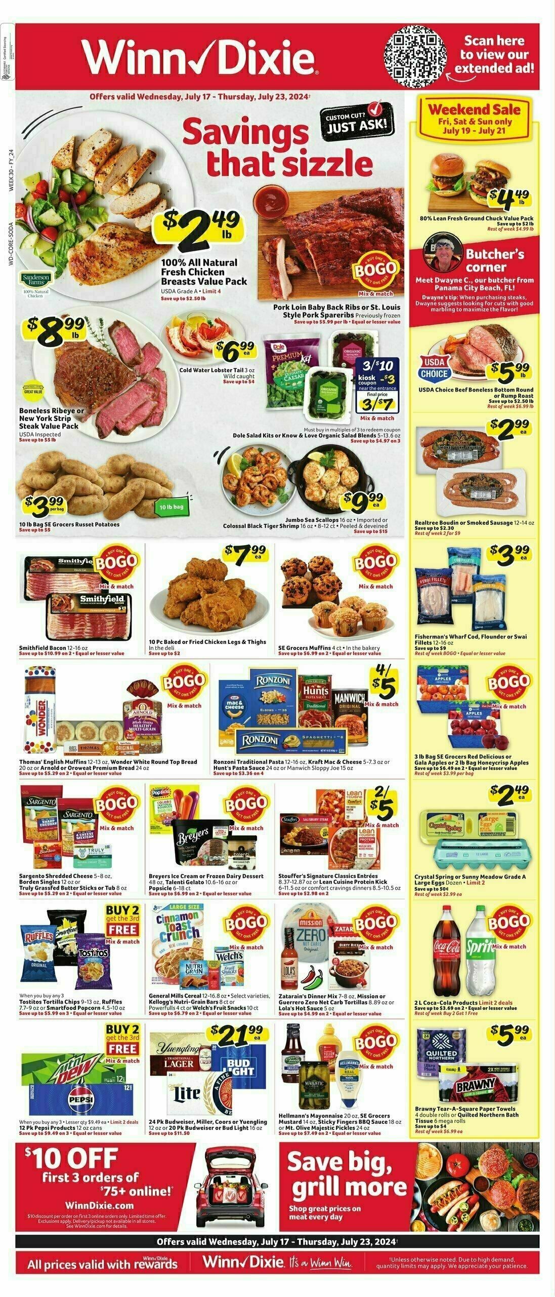 Winn-Dixie Weekly Ad from July 17