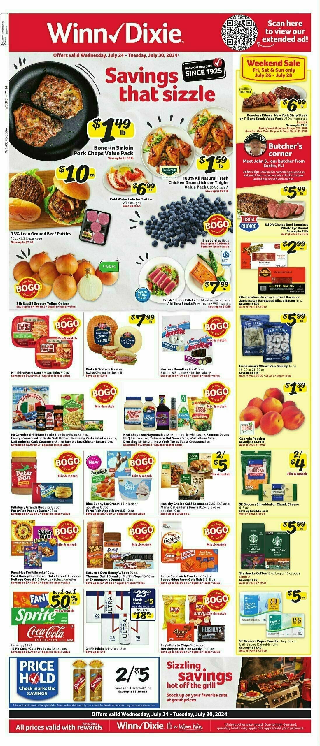 Winn-Dixie Weekly Ad from July 24