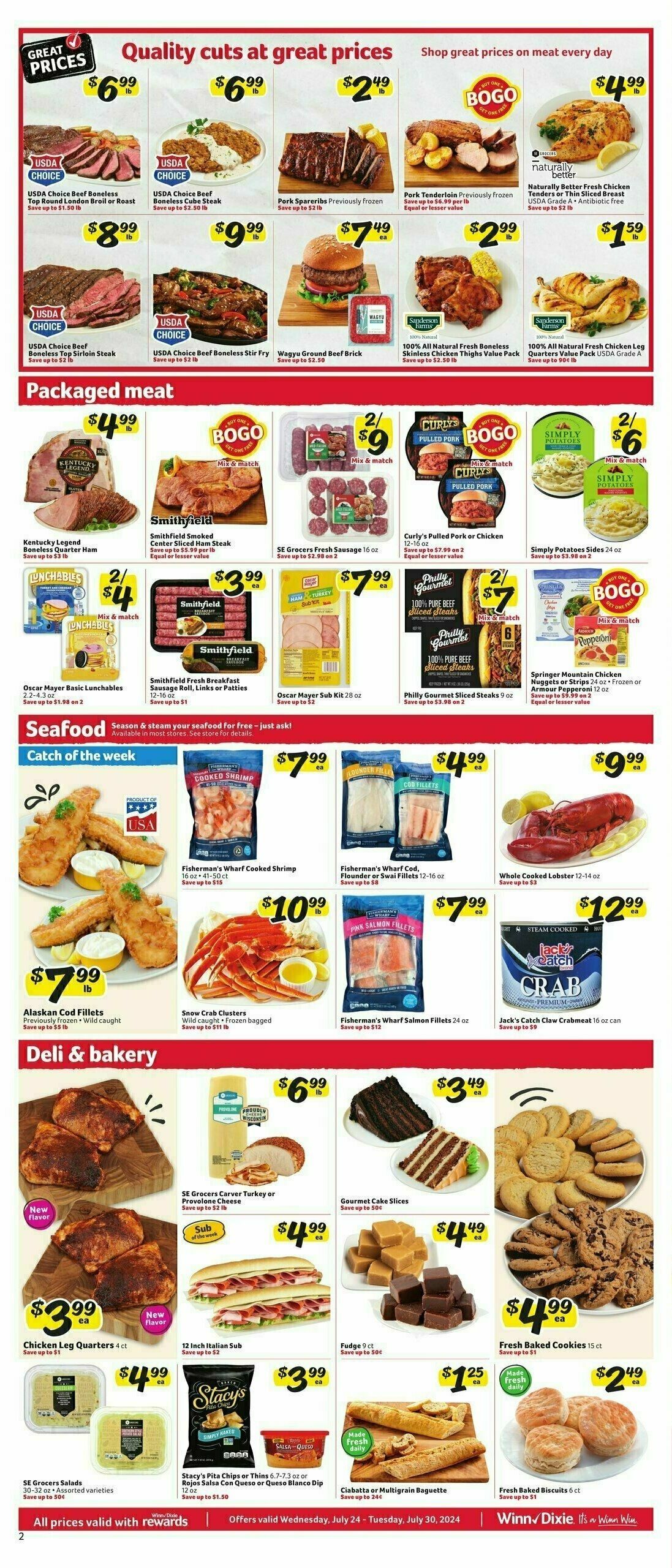 Winn-Dixie Weekly Ad from July 24