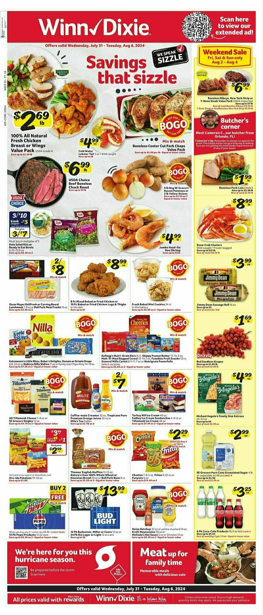 Winn-Dixie Weekly Ad from July 31