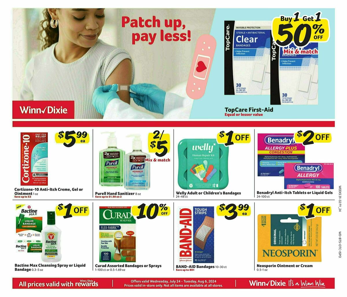 Winn-Dixie Weekly Ad from July 24