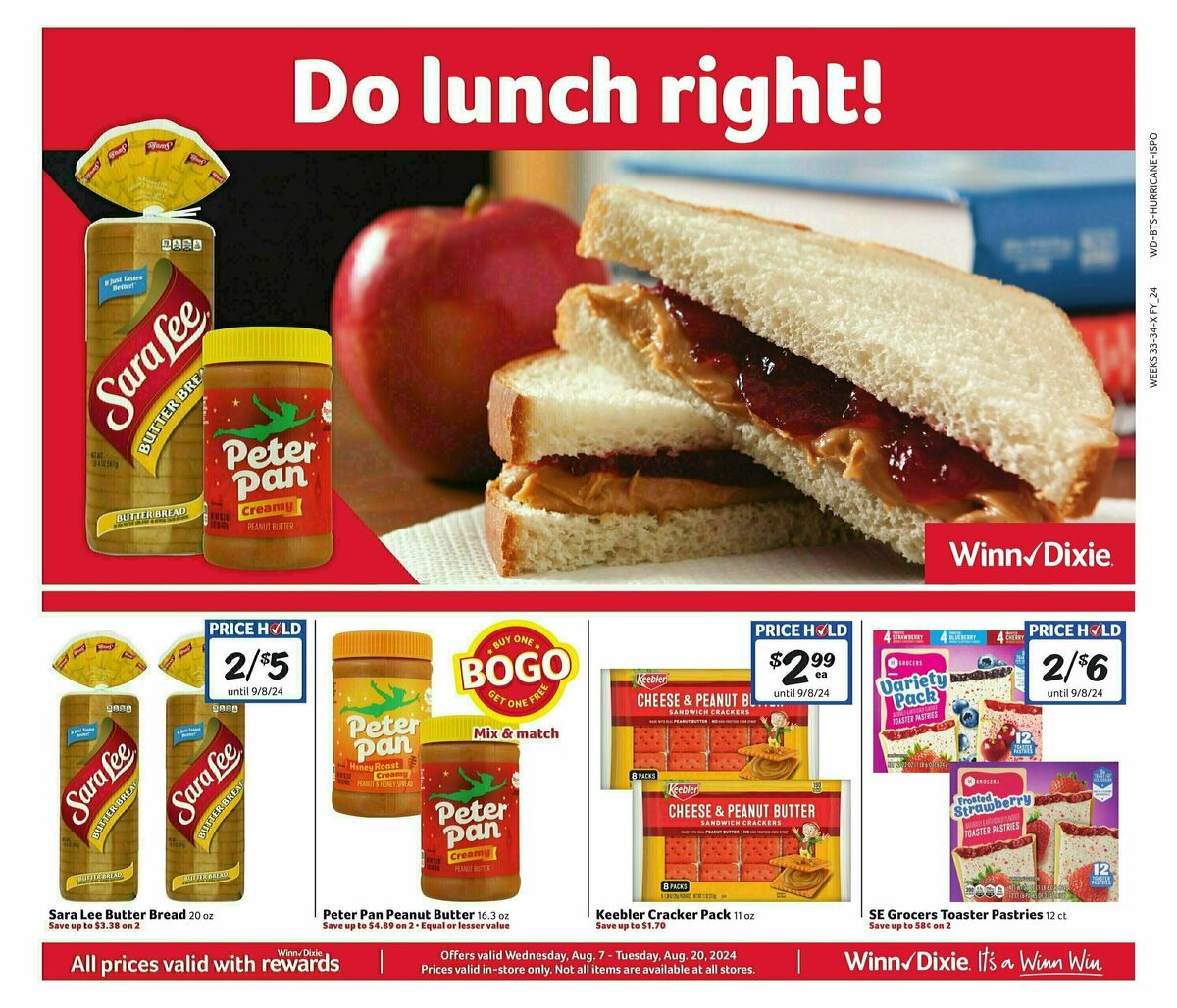 Winn-Dixie Weekly Ad from August 7