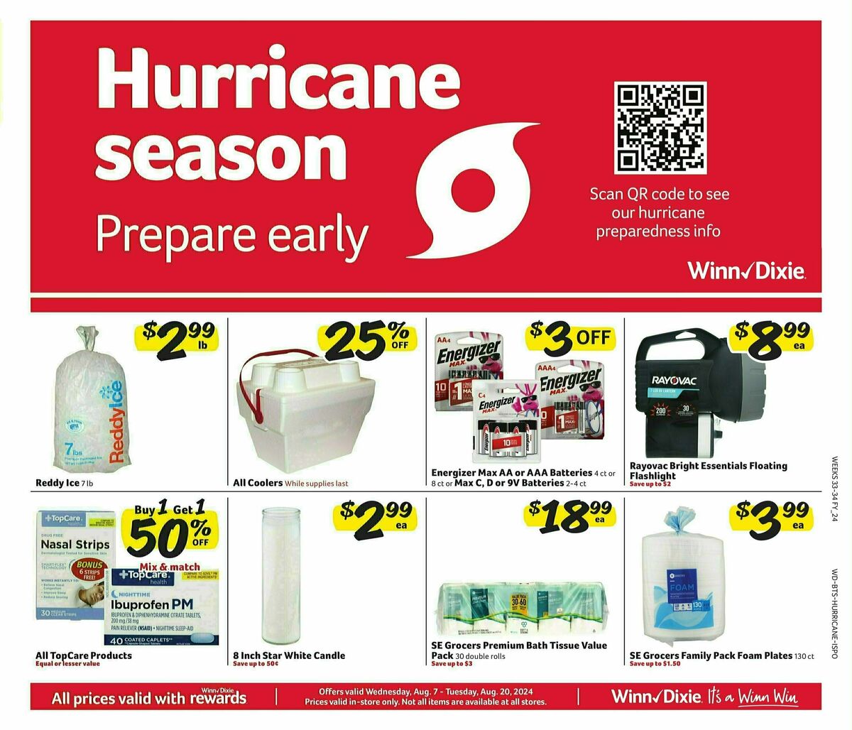 Winn-Dixie Weekly Ad from August 7