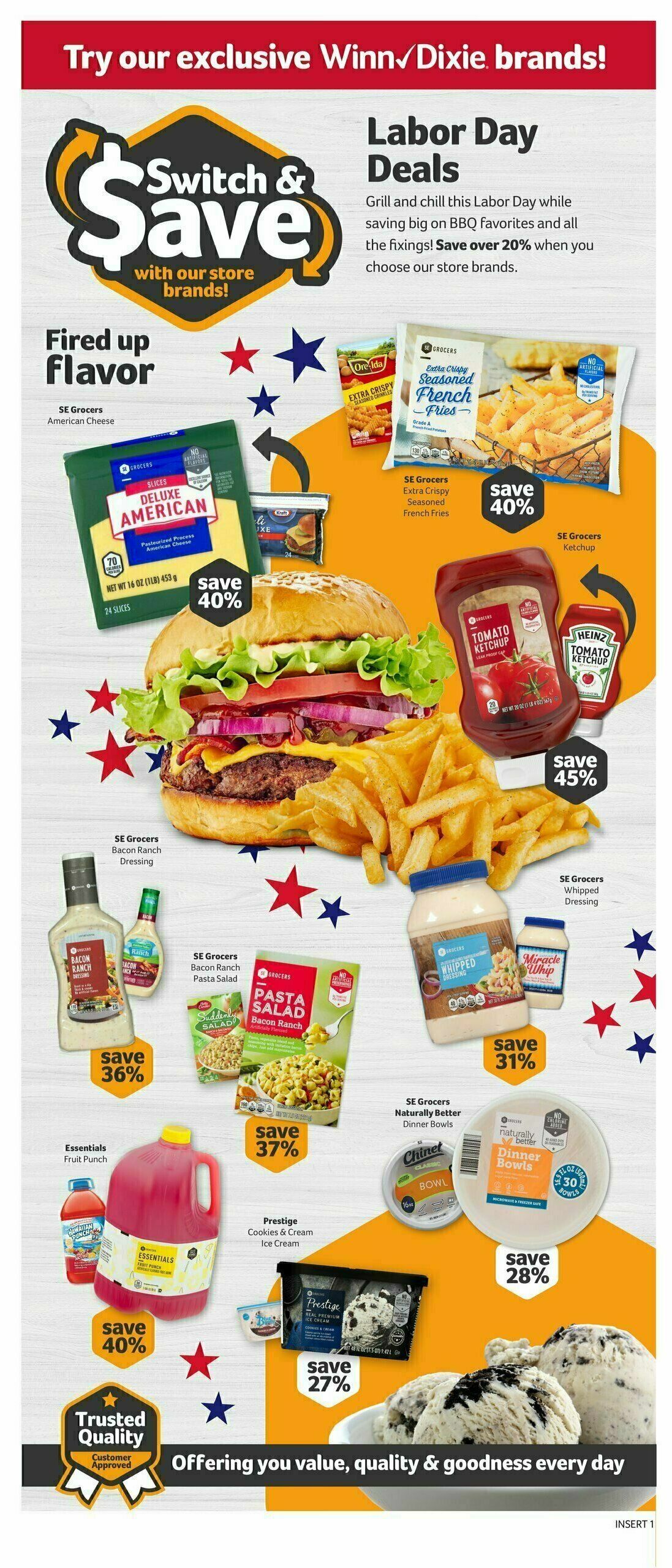 Winn-Dixie Weekly Ad from August 21