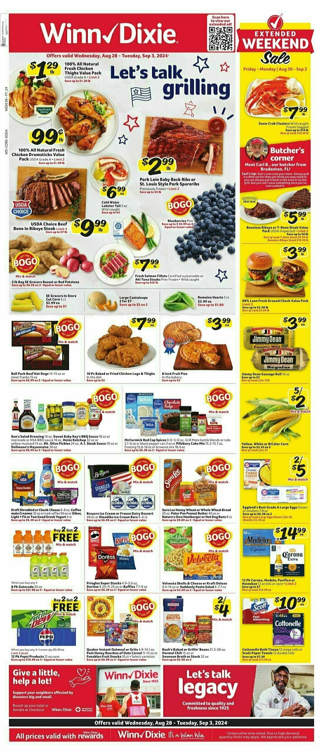 Winn-Dixie Weekly Ad from August 28