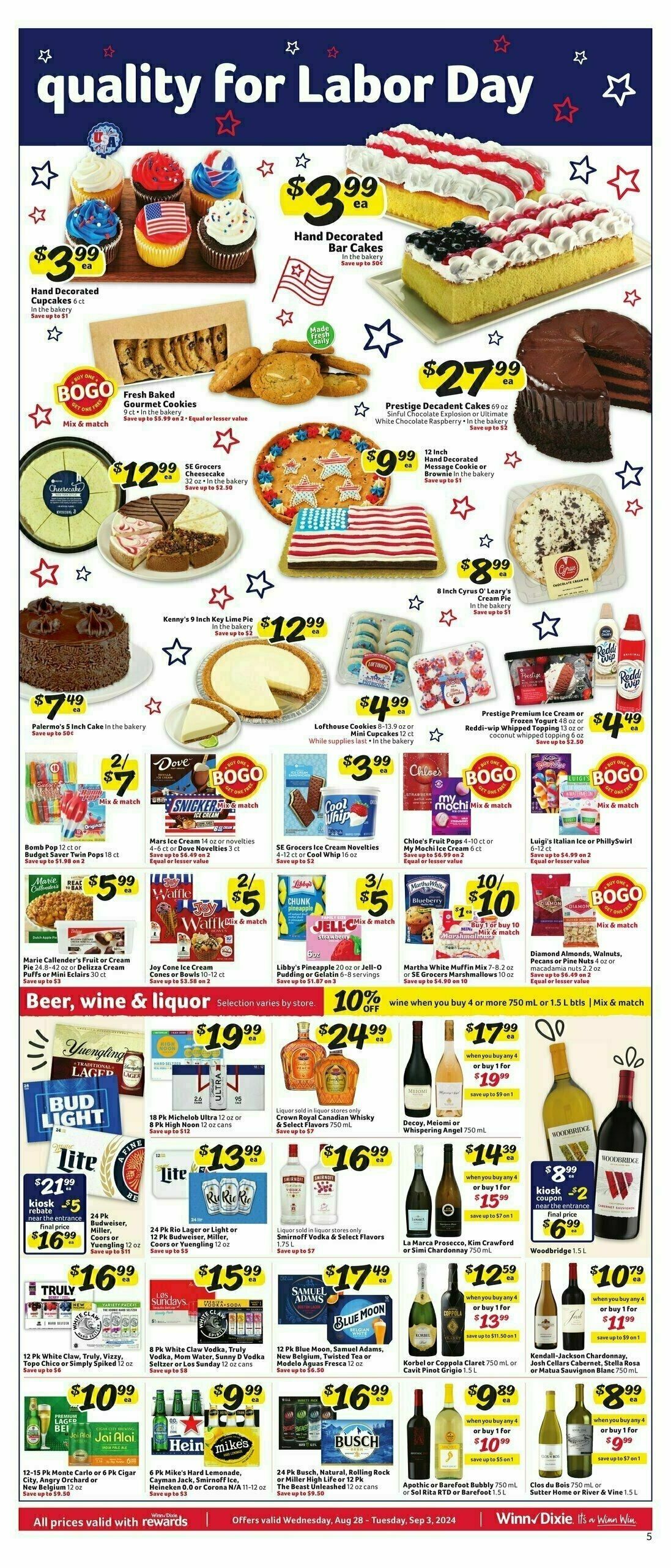 Winn-Dixie Weekly Ad from August 28