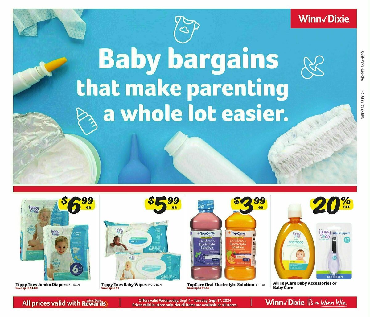 Winn-Dixie Weekly Ad from September 4