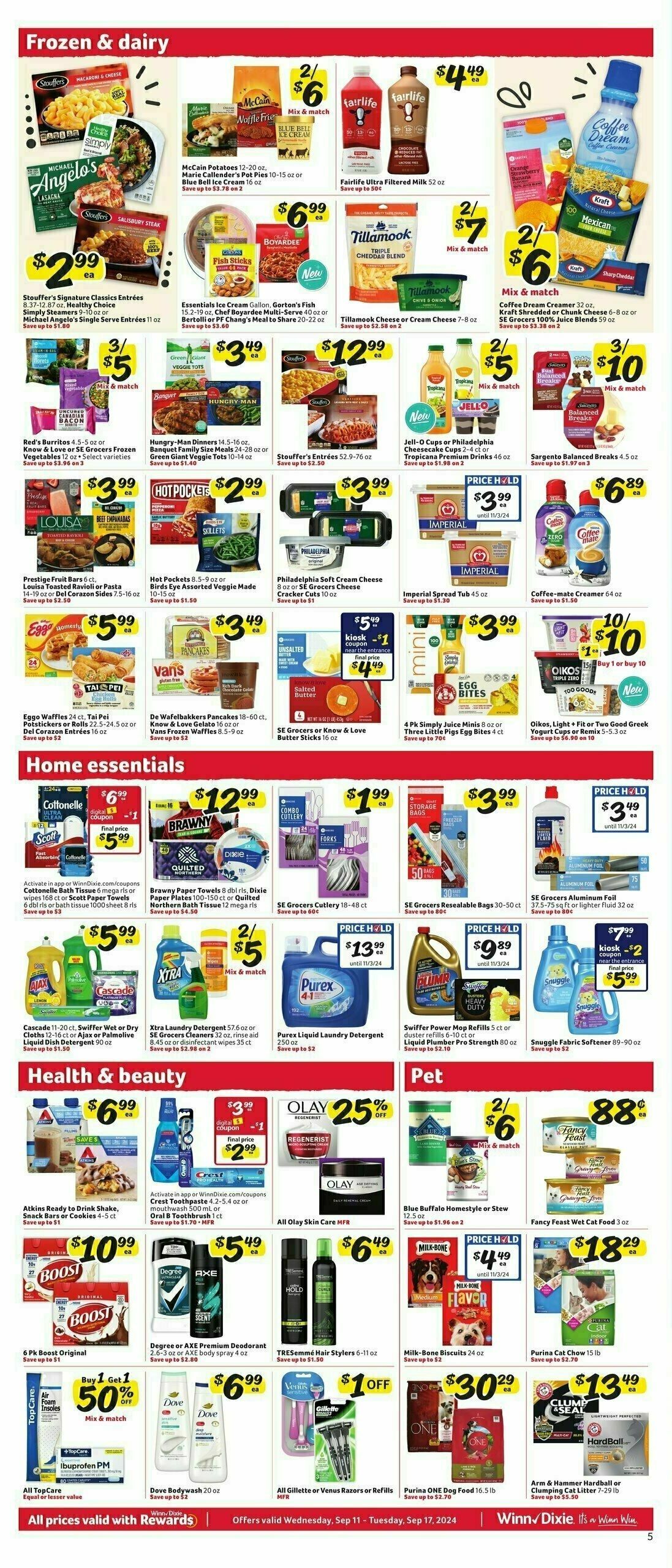 Winn-Dixie Weekly Ad from September 11