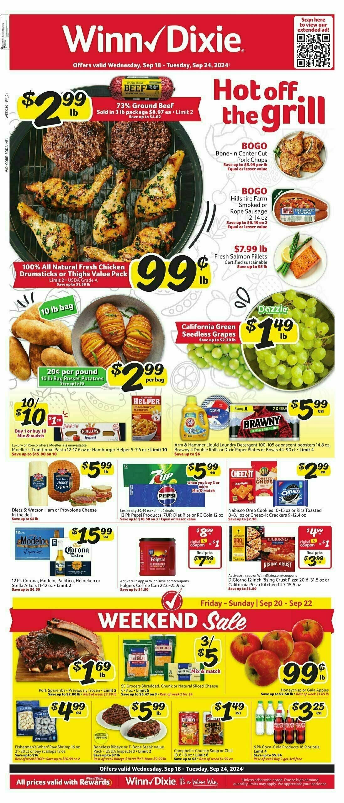 Winn-Dixie Weekly Ad from September 18