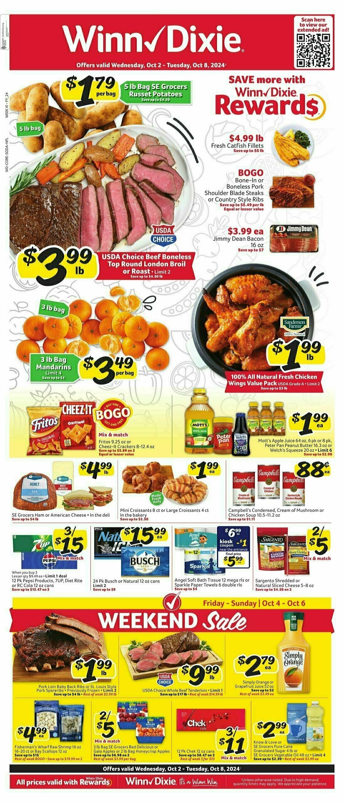 Winn-Dixie Weekly Ad from October 2