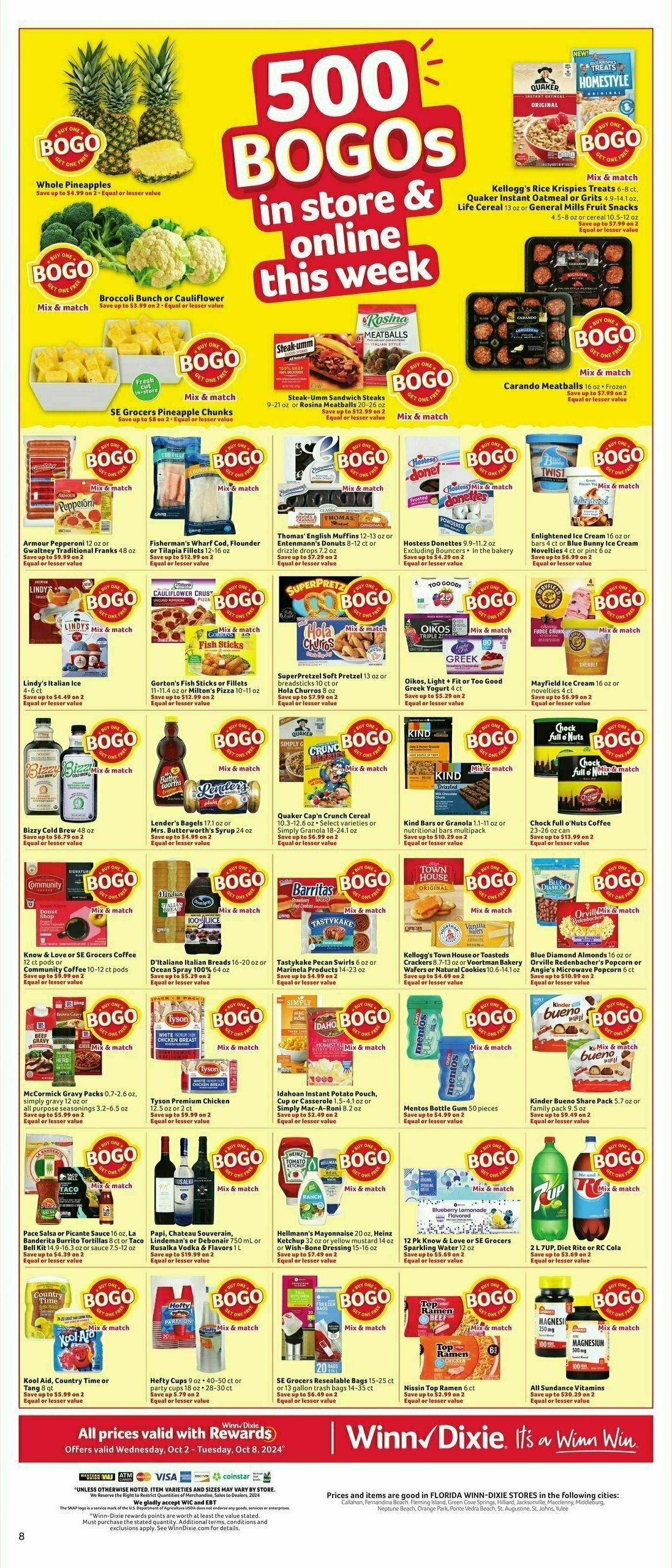 Winn-Dixie Weekly Ad from October 2