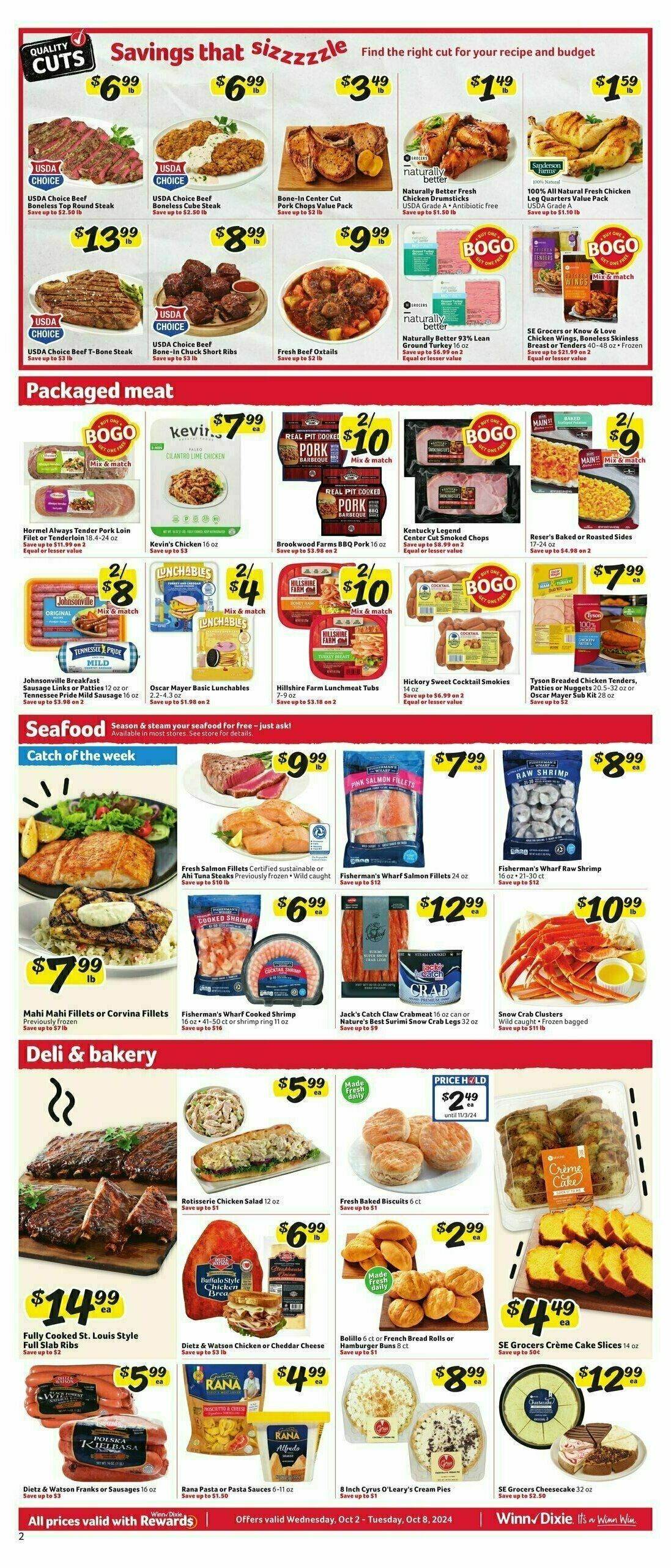 Winn-Dixie Weekly Ad from October 2