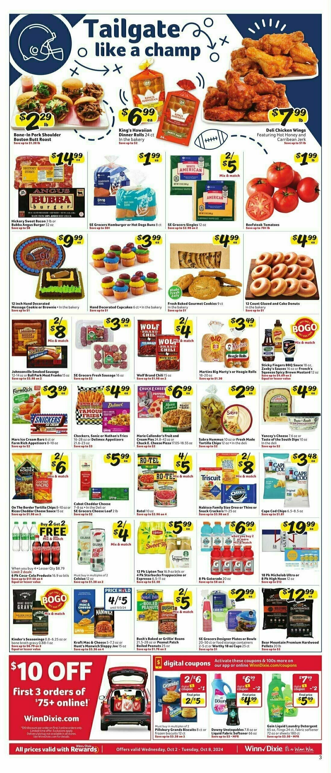 Winn-Dixie Weekly Ad from October 2