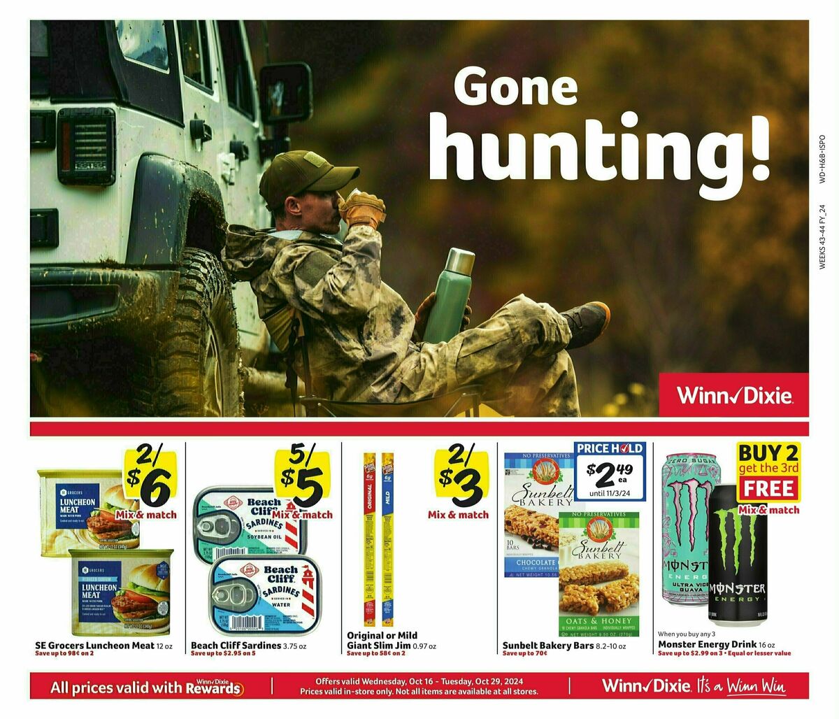 Winn-Dixie Weekly Ad from October 16