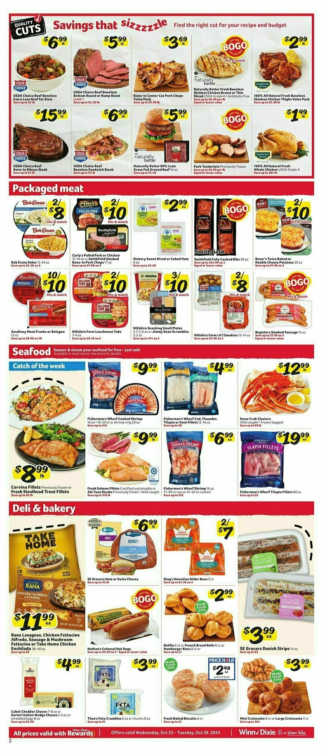 Winn-Dixie Weekly Ad from October 23