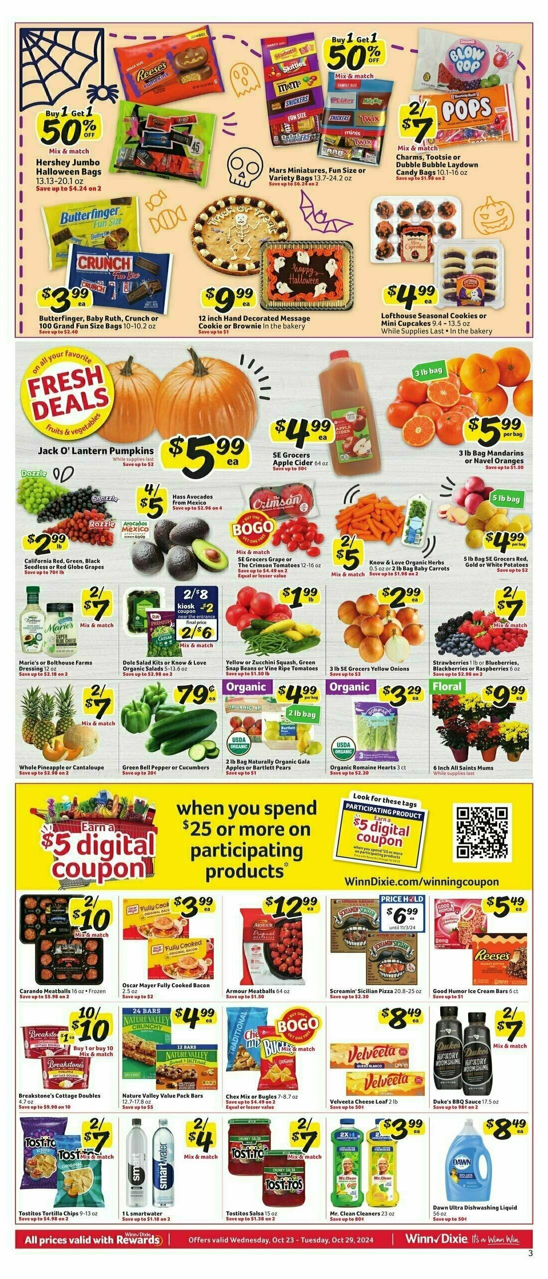 Winn-Dixie Weekly Ad from October 23