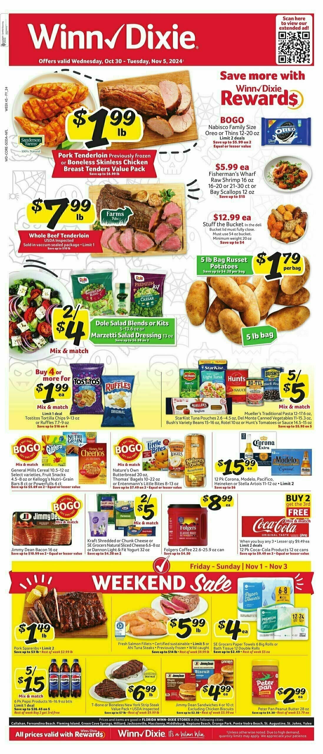 Winn-Dixie Weekly Ad from October 30