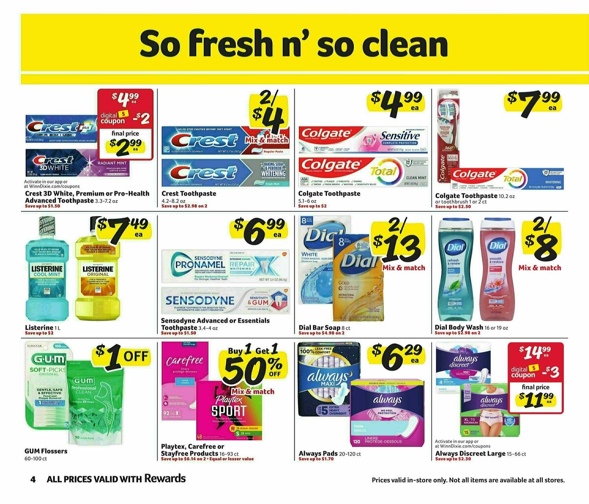 Winn-Dixie Weekly Ad from October 30