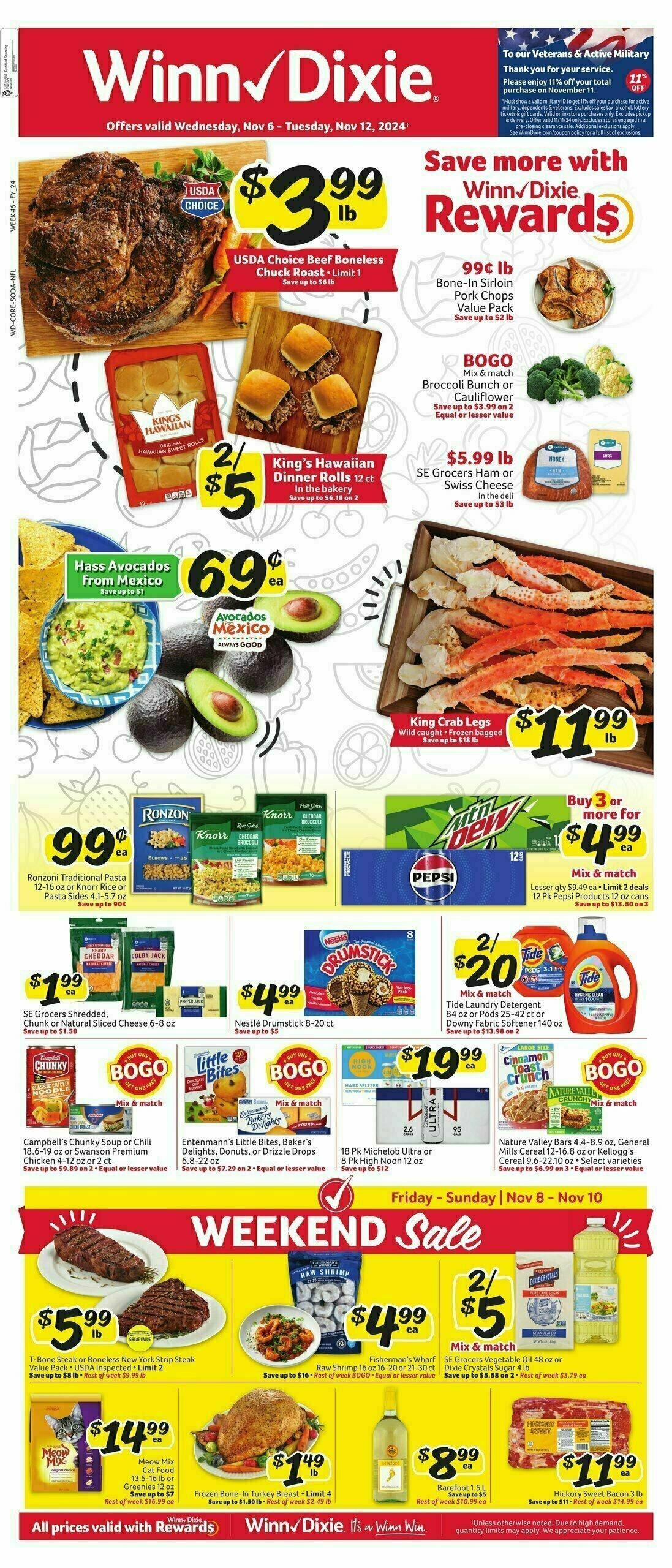 Winn-Dixie Weekly Ad from November 6