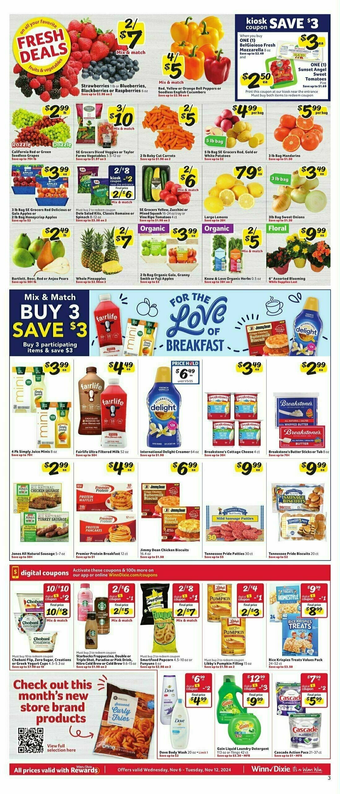 Winn-Dixie Weekly Ad from November 6