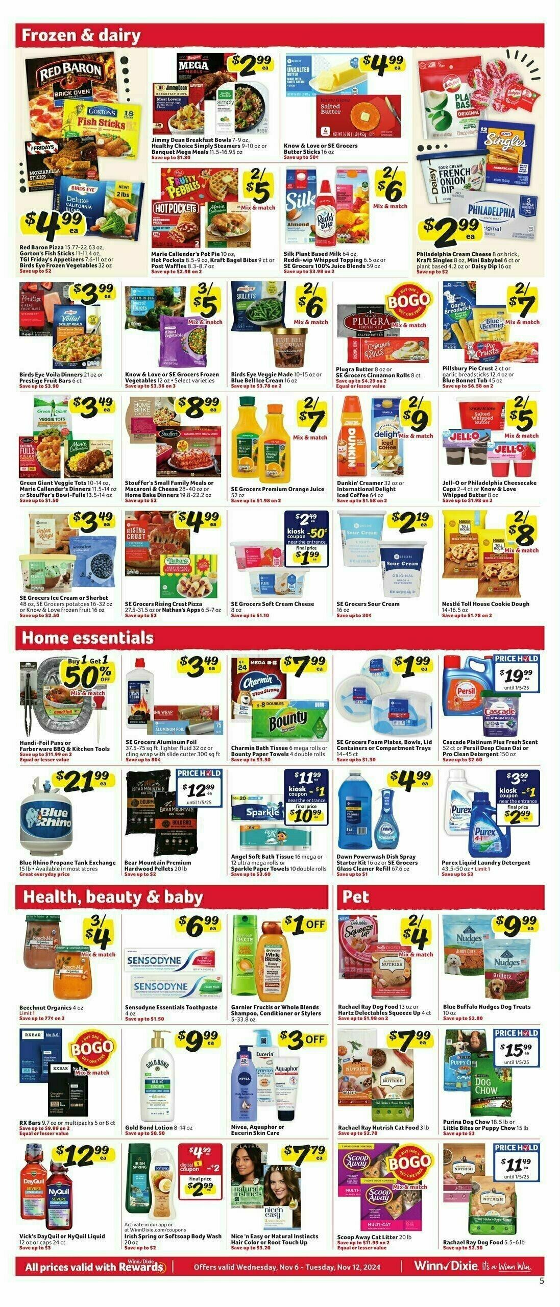 Winn-Dixie Weekly Ad from November 6