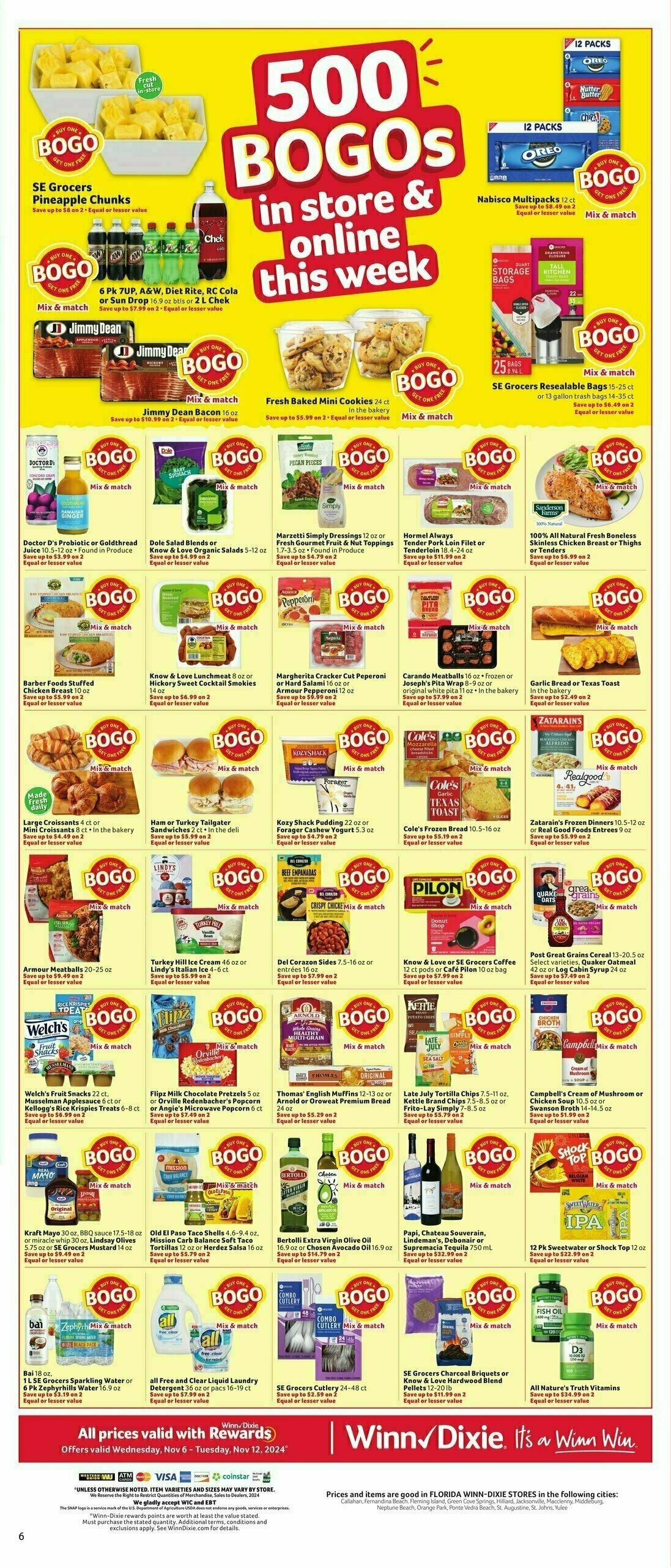 Winn-Dixie Weekly Ad from November 6