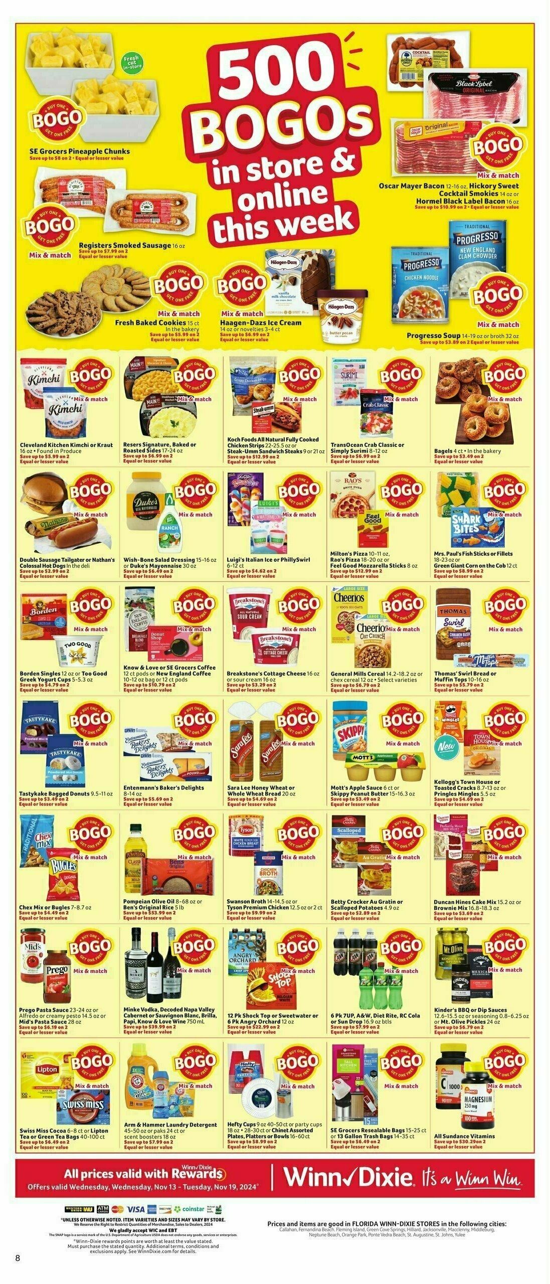 Winn-Dixie Weekly Ad from November 13