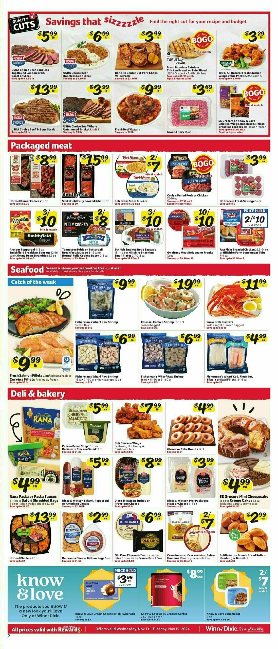 Winn-Dixie Weekly Ad from November 13