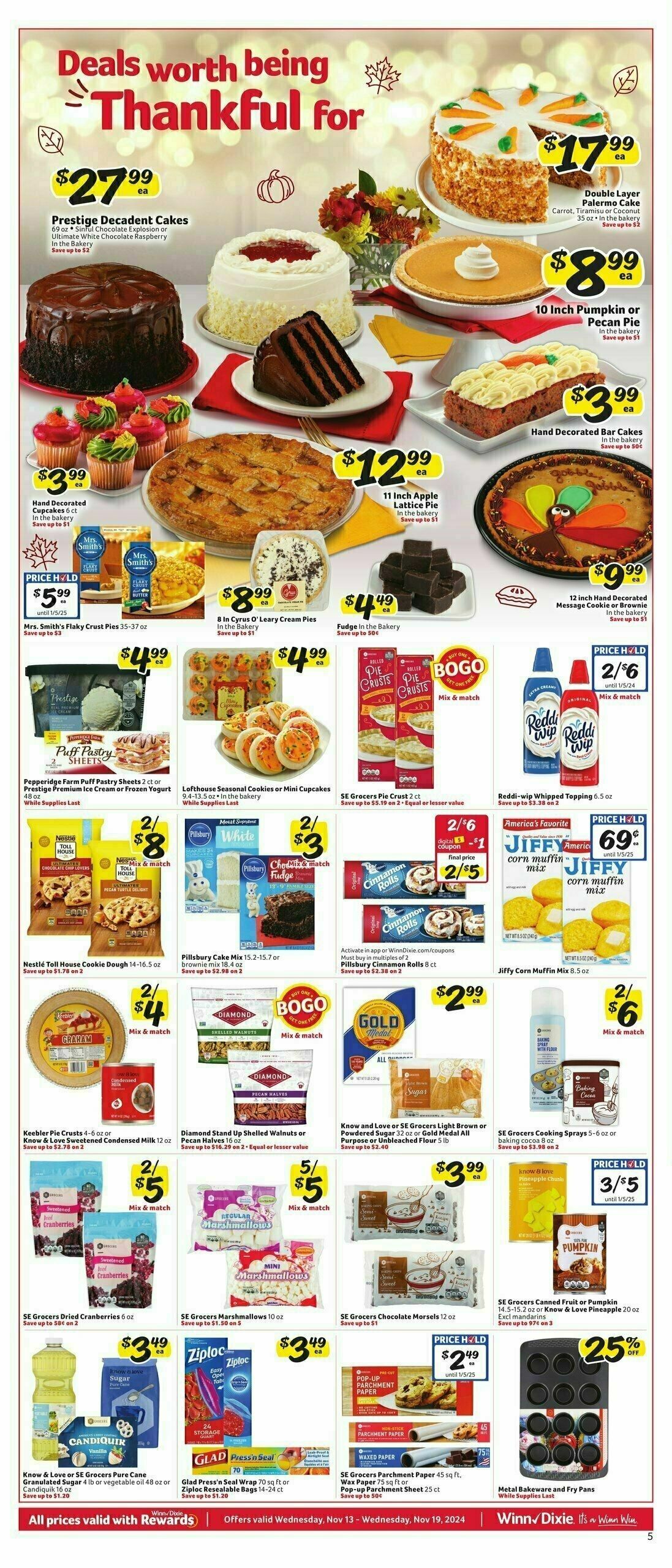 Winn-Dixie Weekly Ad from November 13