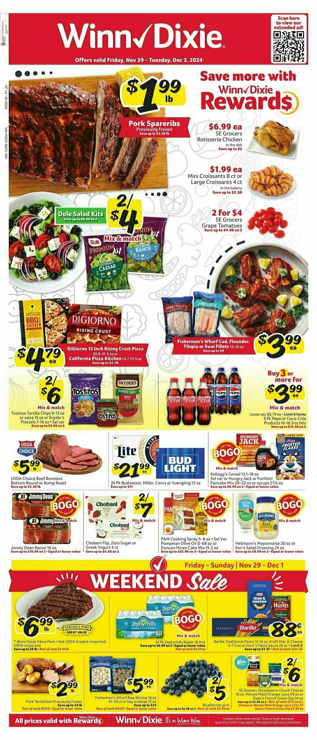 Winn-Dixie Weekly Ad from November 29