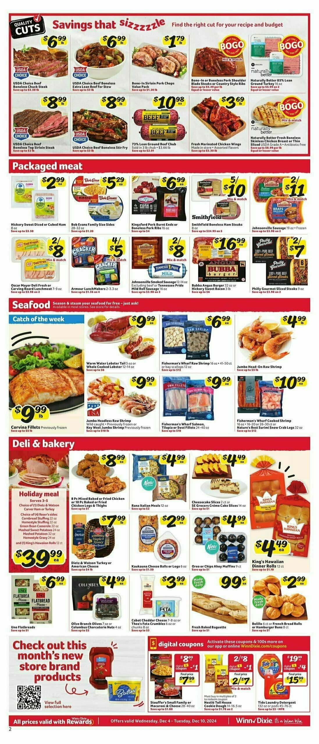 Winn-Dixie Weekly Ad from December 4