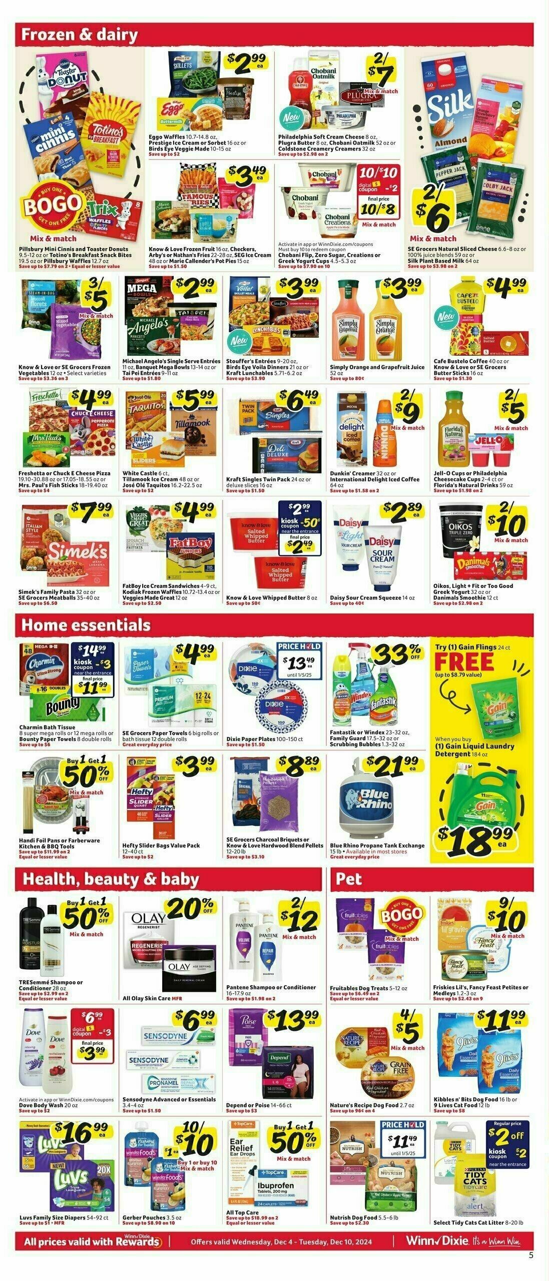 Winn-Dixie Weekly Ad from December 4