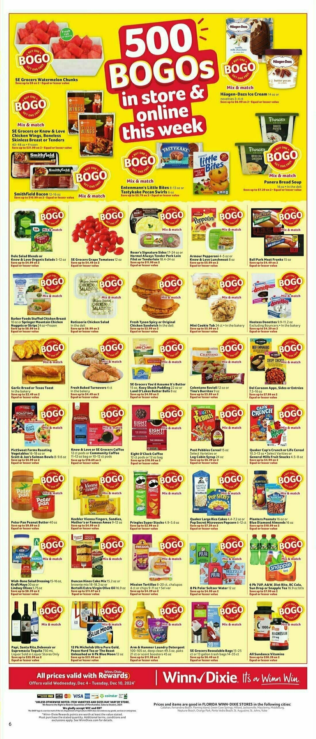 Winn-Dixie Weekly Ad from December 4