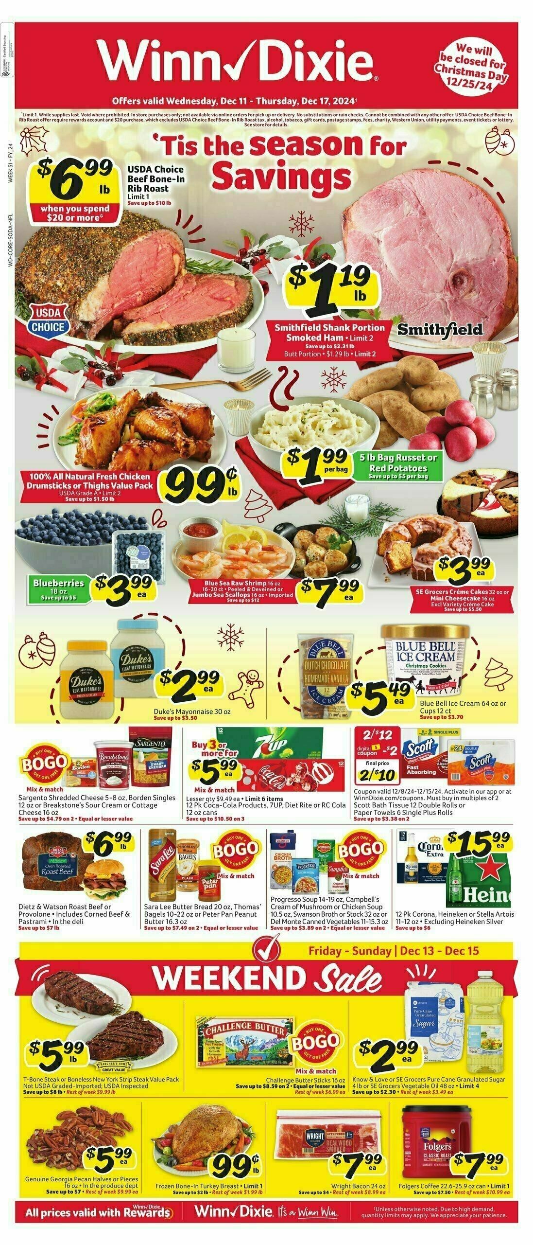 Winn-Dixie Weekly Ad from December 11