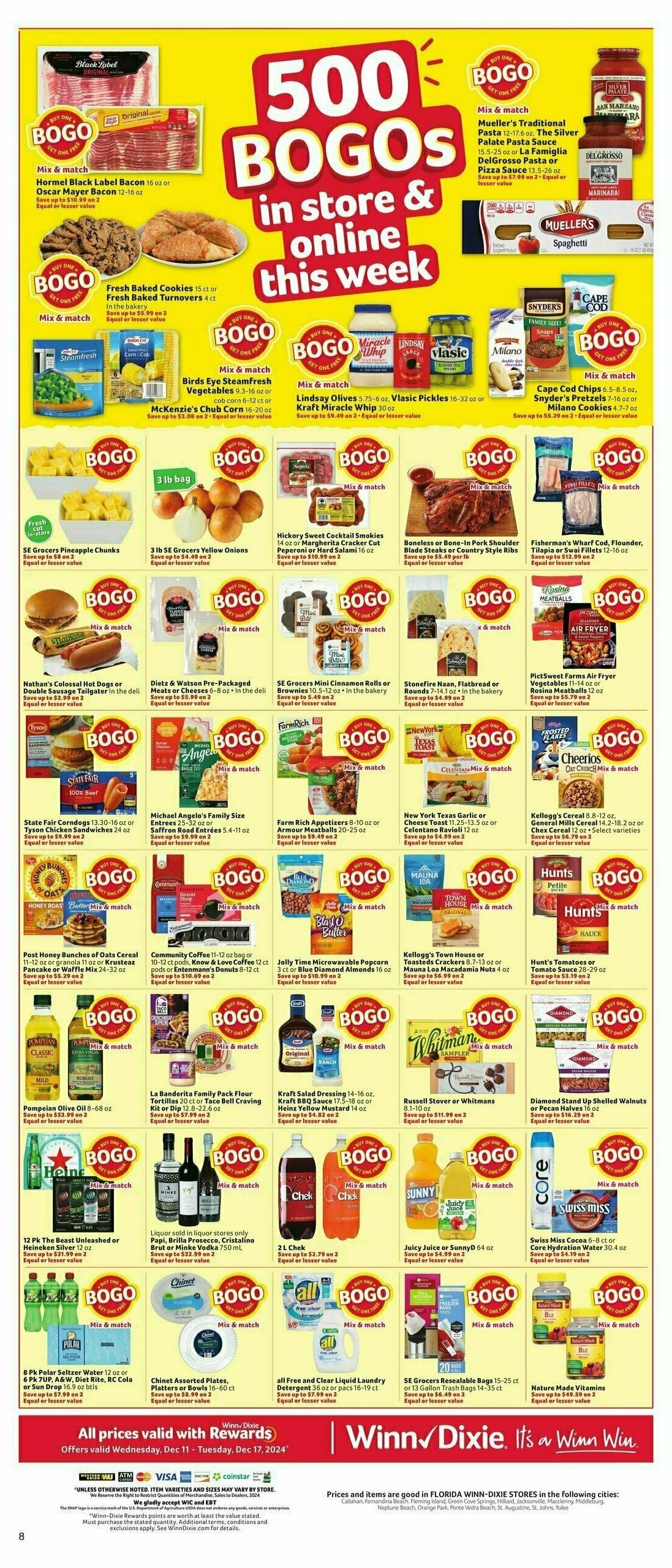 Winn-Dixie Weekly Ad from December 11