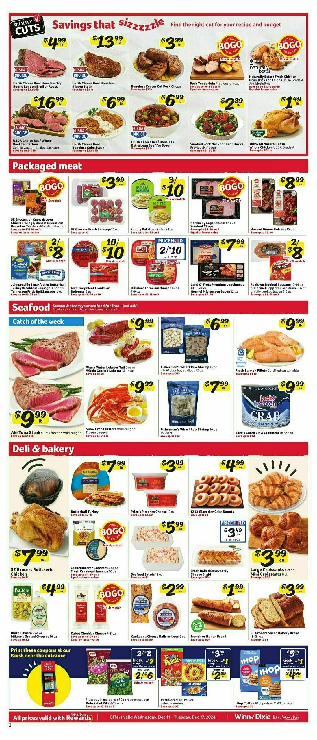 Winn-Dixie Weekly Ad from December 11