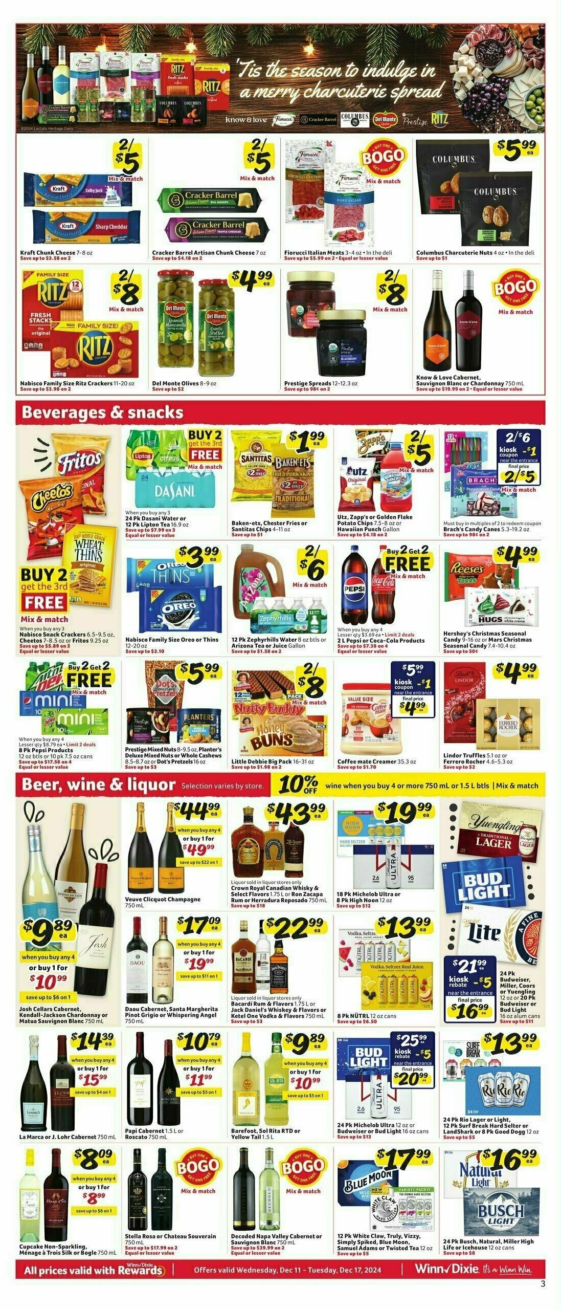 Winn-Dixie Weekly Ad from December 11