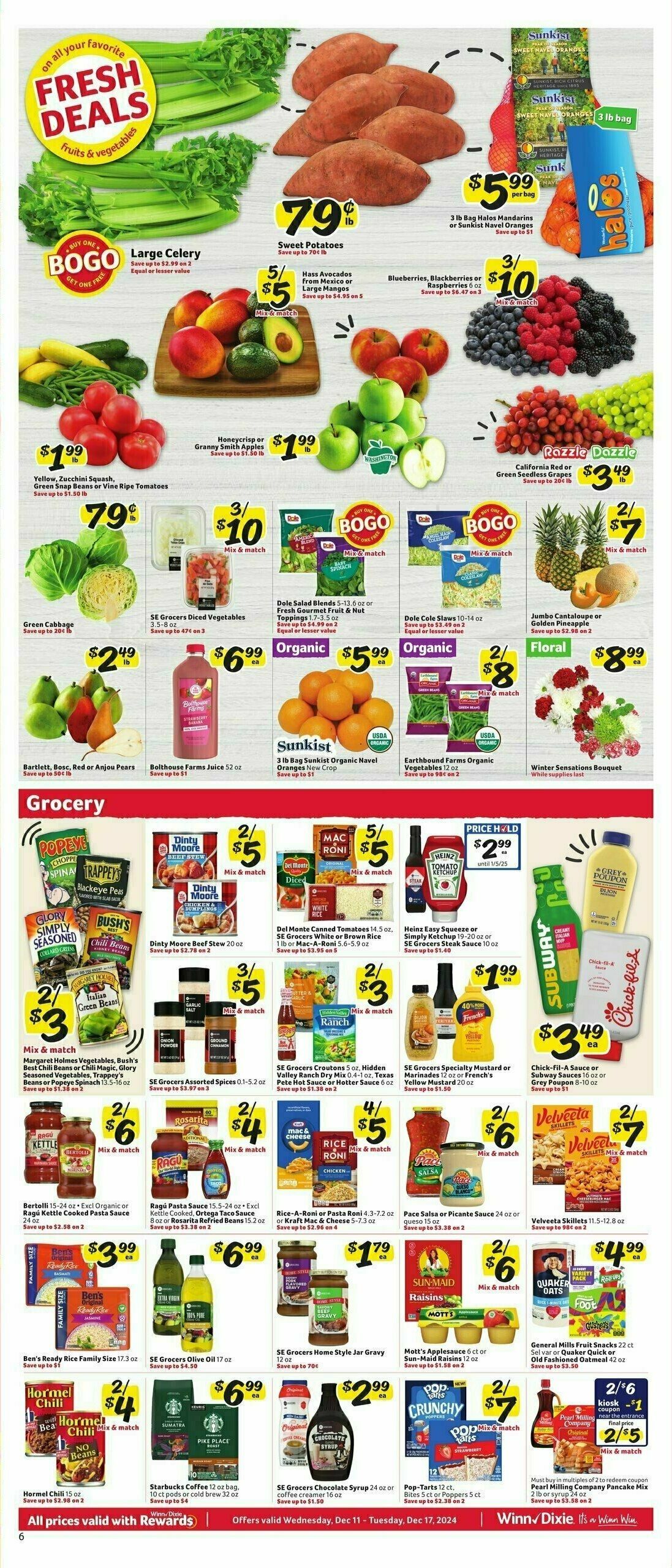 Winn-Dixie Weekly Ad from December 11