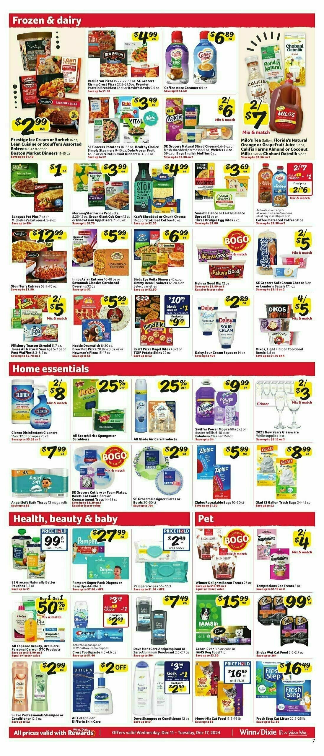 Winn-Dixie Weekly Ad from December 11