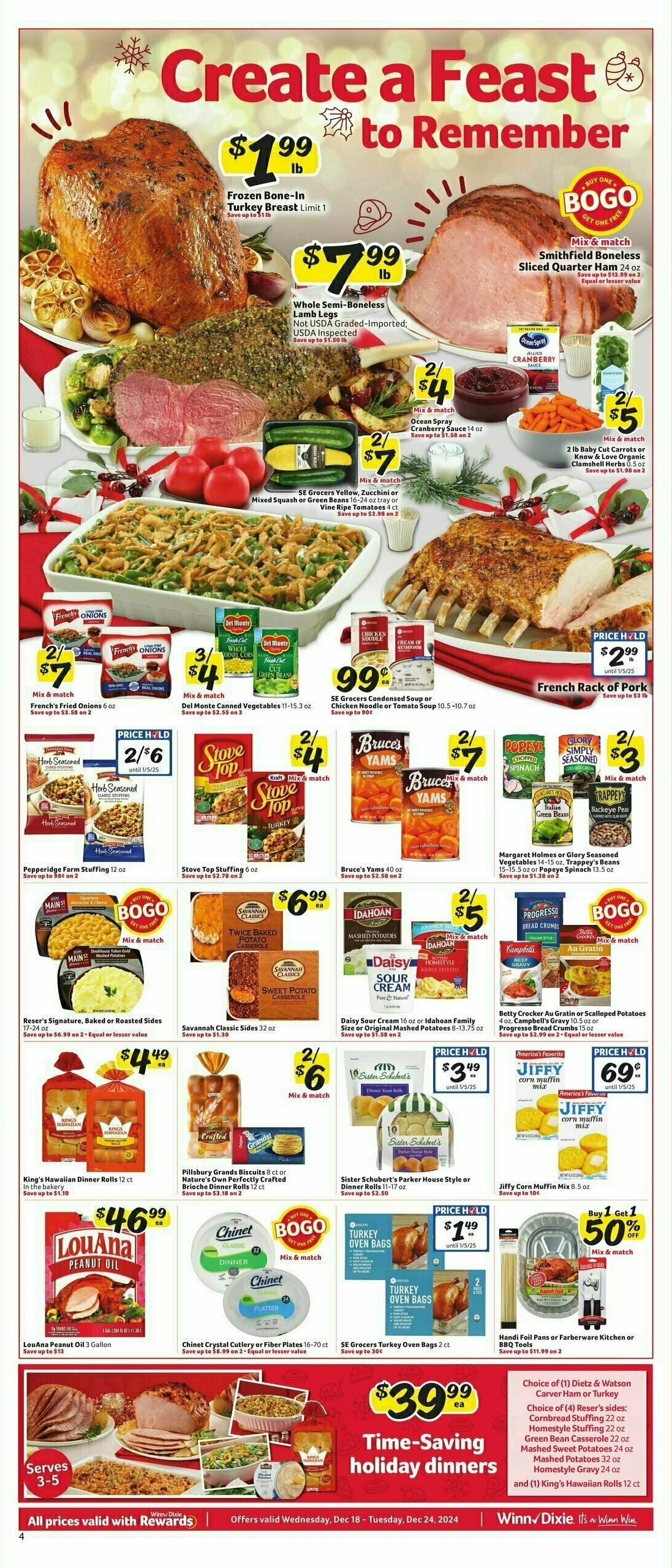 Winn-Dixie Weekly Ad from December 18