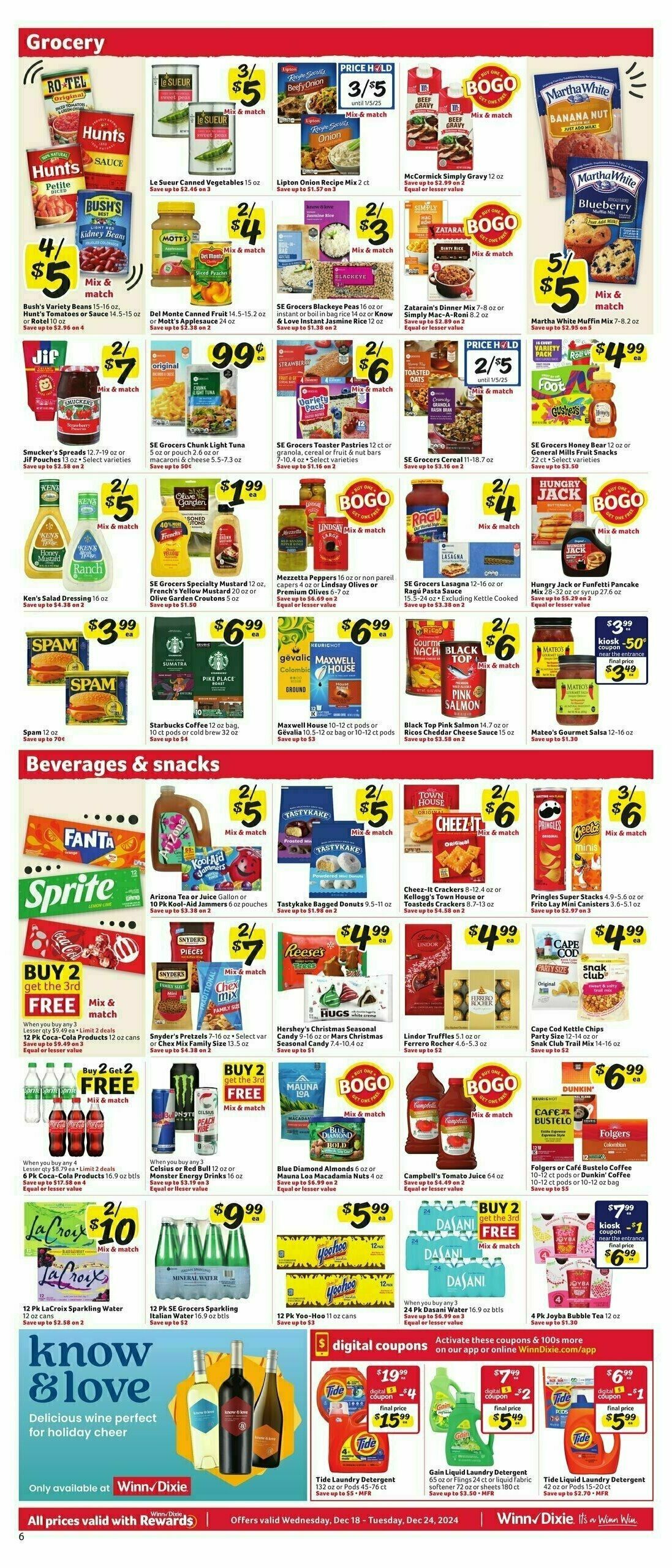 Winn-Dixie Weekly Ad from December 18