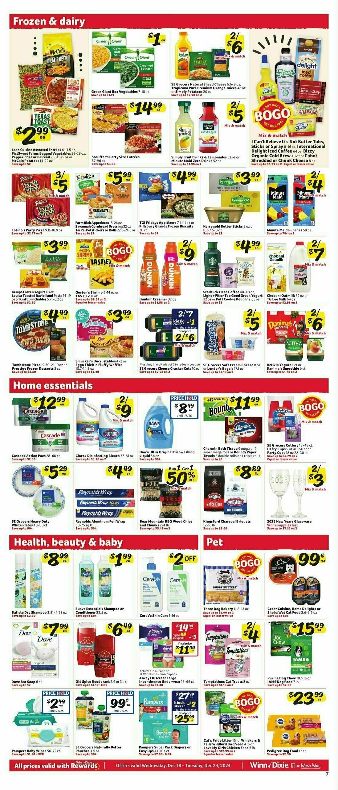 Winn-Dixie Weekly Ad from December 18