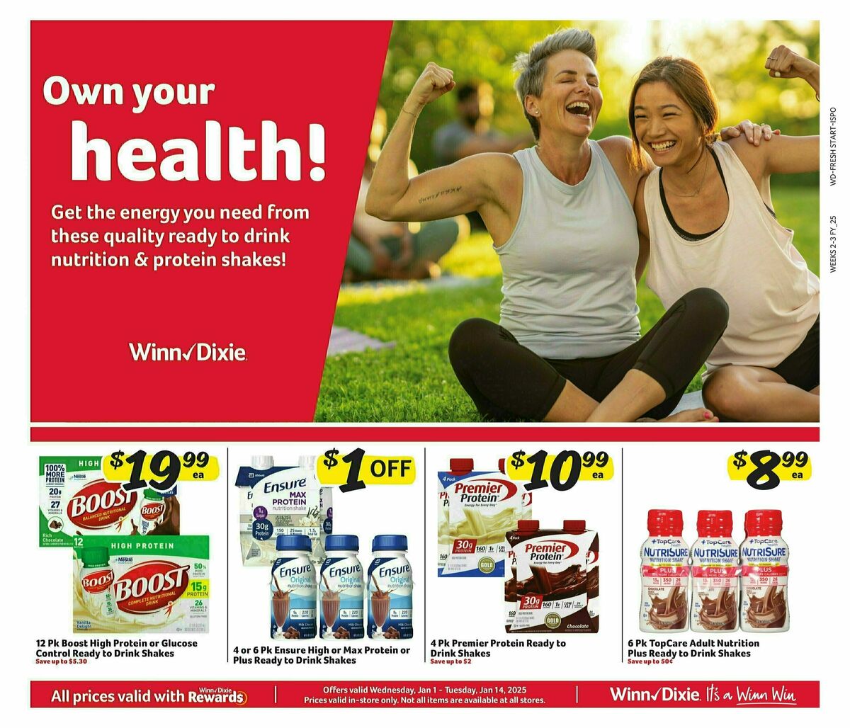 Winn-Dixie Weekly Ad from January 1