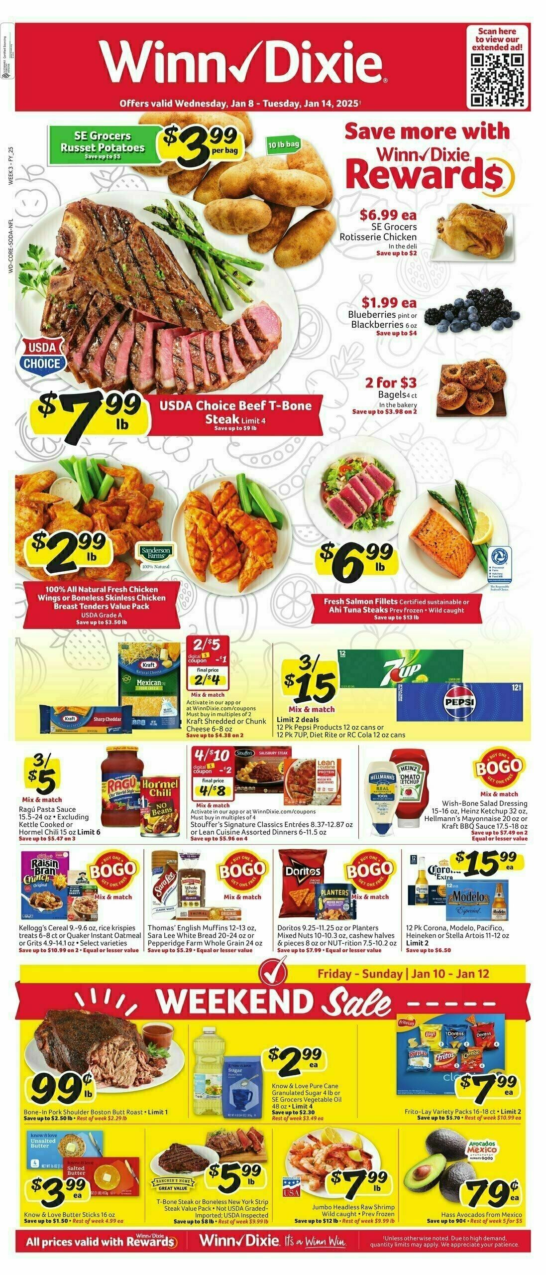 Winn-Dixie Weekly Ad from January 8