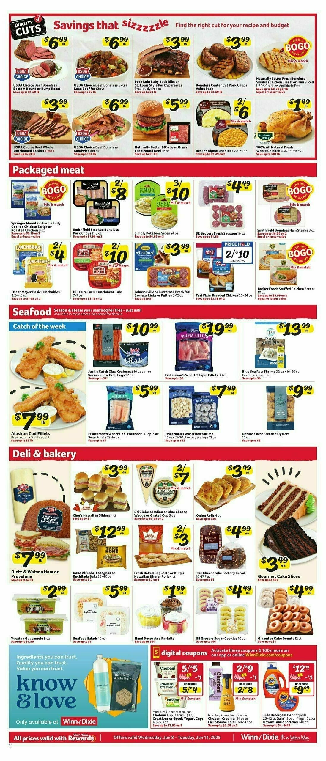 Winn-Dixie Weekly Ad from January 8